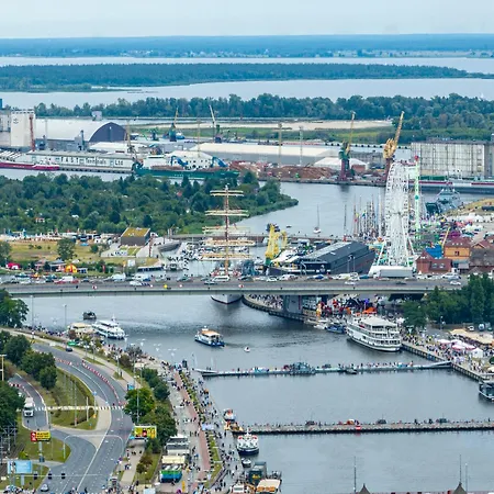 Апартаменты Energyapart Aqua Na Wodzie Houseboat Щецин