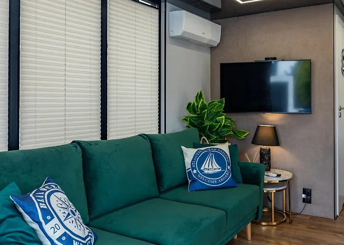 Апартаменты Energyapart Aqua Na Wodzie Houseboat Щецин